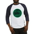 thumbnail image 1 of CafePress - Play Doh Logo Green Baseball Jersey - Cotton Baseball Jersey, 3/4 Raglan Sleeve Shirt, 1 of 4