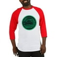 thumbnail image 1 of CafePress - Play Doh Logo Green Baseball Jersey - Cotton Baseball Jersey, 3/4 Raglan Sleeve Shirt, 1 of 4