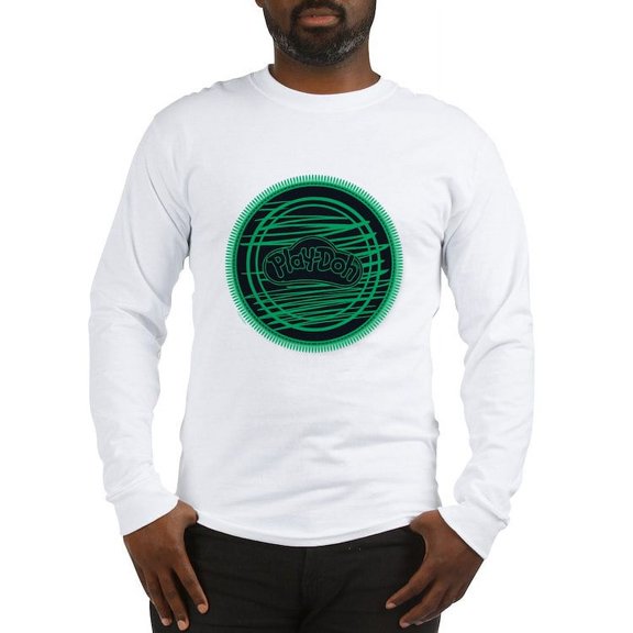 CafePress - Play Doh Logo Green Long Sleeve T Shirt - Unisex Cotton Long Sleeve T-Shirt