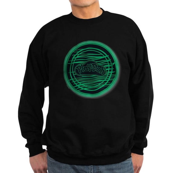 CafePress - Play Doh Logo Green Sweatshirt - Classic Crew Neck Sweatshirt