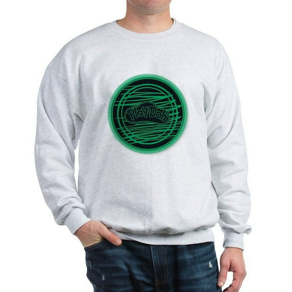 CafePress - Play Doh Logo Green Sweatshirt - Crew Neck Sweatshirt