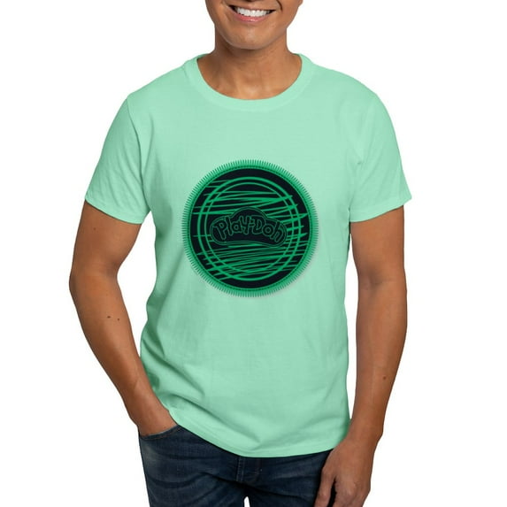 CafePress - Play Doh Logo Green T Shirt - Men's Classic Graphic Cotton T-Shirt