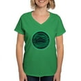 thumbnail image 1 of CafePress - Play Doh Logo Green T Shirt - Women's V-Neck Dark T-Shirt, 1 of 4
