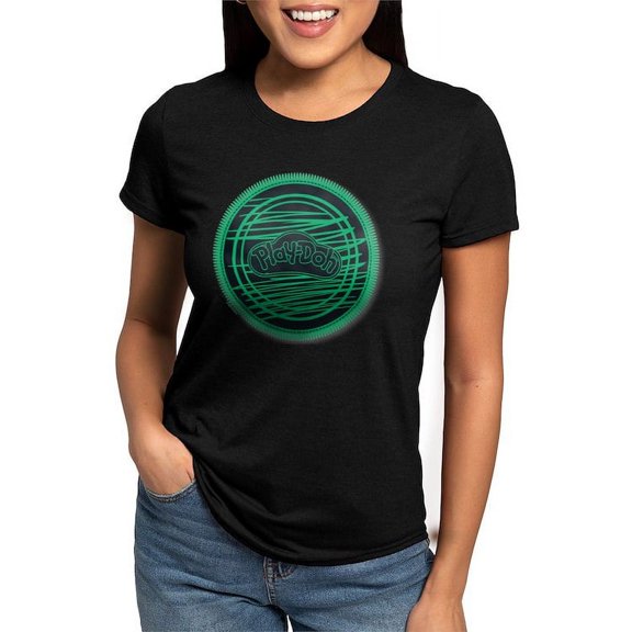 CafePress - Play Doh Logo Green T Shirt - Womens Tri-blend T-Shirt