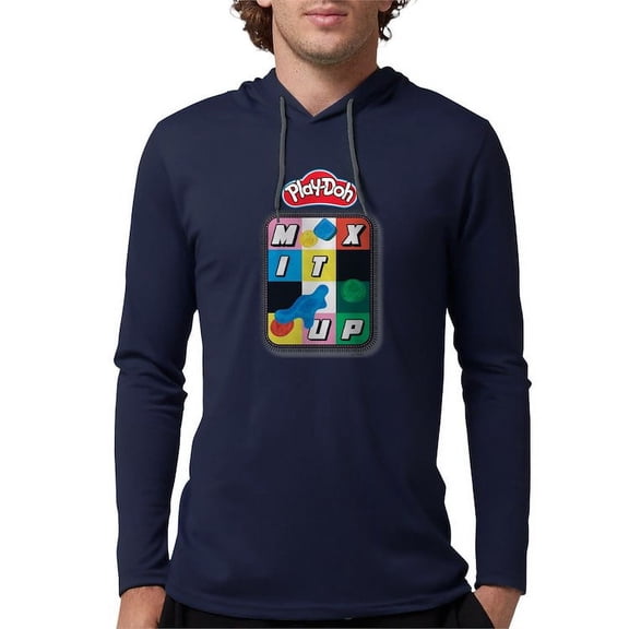 CafePress - Play Doh Mix It Up Long Sleeve T Shirt - Mens Hooded Shirt