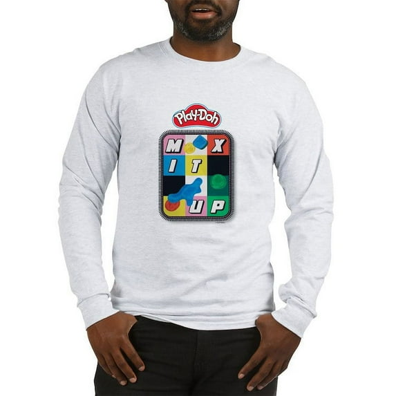 CafePress - Play Doh Mix It Up Long Sleeve T Shirt - Unisex Cotton Long Sleeve T-Shirt