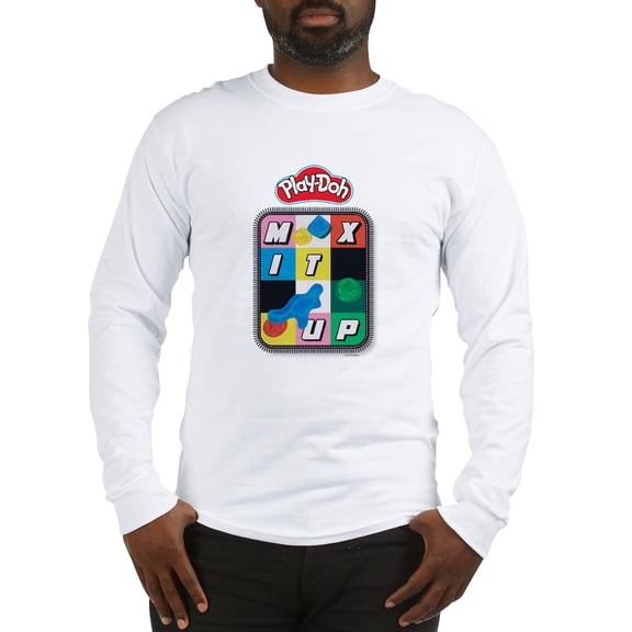 CafePress - Play Doh Mix It Up Long Sleeve T Shirt - Unisex Cotton Long Sleeve T-Shirt
