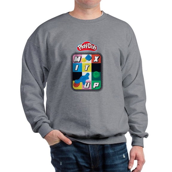 CafePress - Play Doh Mix It Up Sweatshirt - Crew Neck Sweatshirt