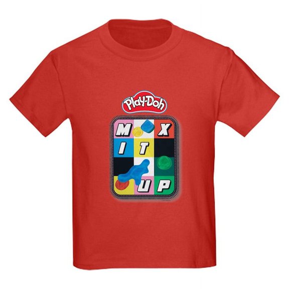 CafePress - Play Doh Mix It Up T Shirt - Dark T-Shirt Kids XS-XL