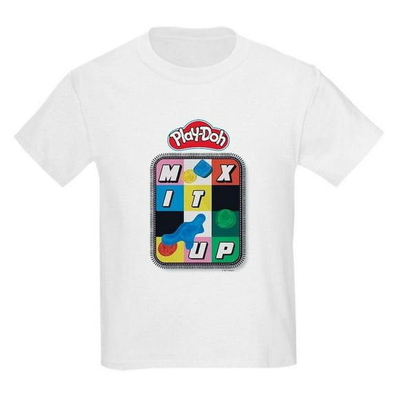 CafePress - Play Doh Mix It Up T Shirt - Light T-Shirt Kids XS-XL