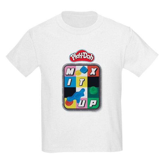 CafePress - Play Doh Mix It Up T Shirt - Light T-Shirt Kids XS-XL
