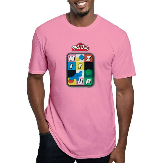 CafePress - Play Doh Mix It Up T Shirt - Men's Fitted T-Shirt