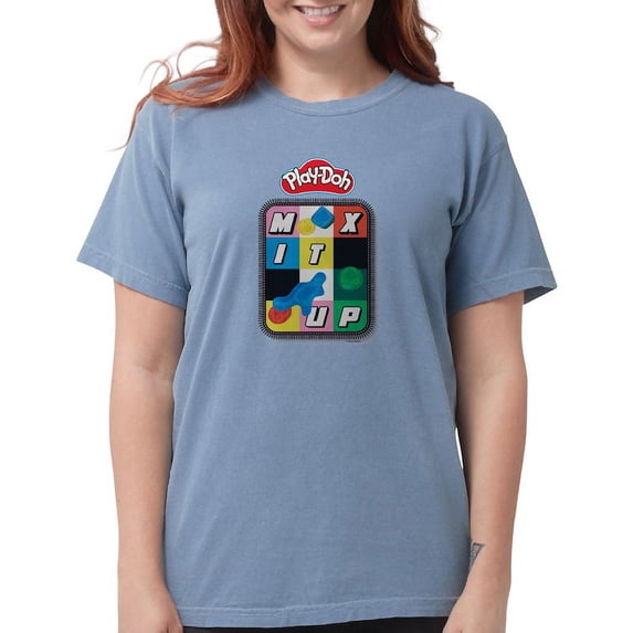 CafePress - Play Doh Mix It Up T Shirt - Womens Comfort Colors® Shirt