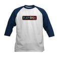 thumbnail image 1 of CafePress - Play Doh Stitched Logo Baseball Jersey - Kids Cotton Baseball Jersey, 3/4 Sleeve Shirt, 1 of 4