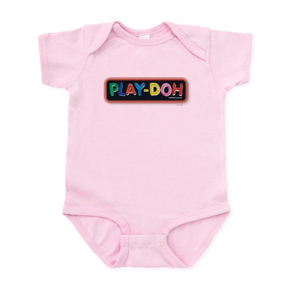CafePress - Play Doh Stitched Logo Body Suit - Baby Light Bodysuit, Size Newborn - 24 Months