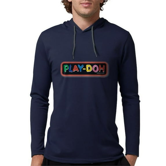 CafePress - Play Doh Stitched Logo Long Sleeve T Shirt - Mens Hooded Shirt