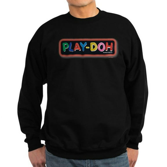 CafePress - Play Doh Stitched Logo Sweatshirt - Classic Crew Neck Sweatshirt