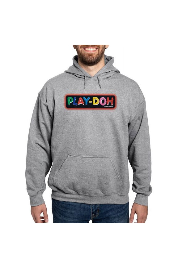 - Play Doh Stitched Logo Sweatshirt - Pullover Hoodie, Hooded Sweatshirt
