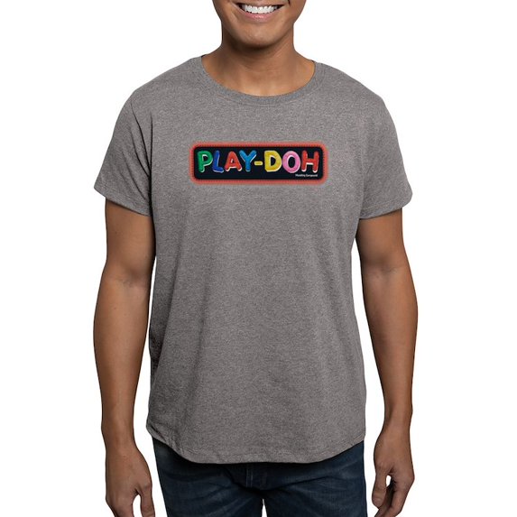 CafePress - Play Doh Stitched Logo T Shirt - Men's Fitted T-Shirt