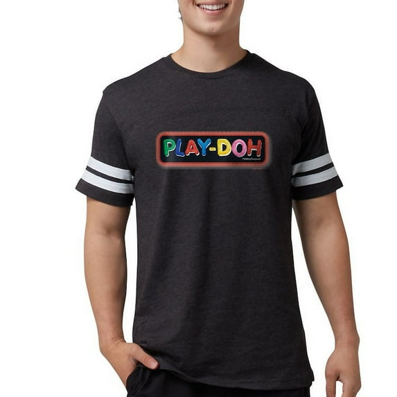 CafePress - Play Doh Stitched Logo T Shirt - Mens Football Shirt
