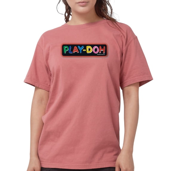CafePress - Play Doh Stitched Logo T Shirt - Womens Comfort Colors® Shirt