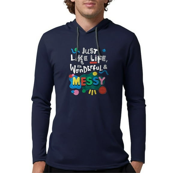 CafePress - Play Doh Wonderful And Messy Long Sleeve T Shirt - Mens Hooded Shirt