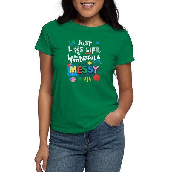 CafePress - Play Doh Wonderful And Messy T Shirt - Women's Traditional Fit Dark T-Shirt