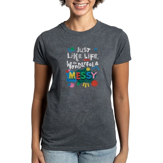 CafePress - Play Doh Wonderful And Messy T Shirt - Women's Traditional Fit Dark T-Shirt