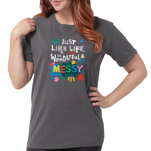 CafePress - Play Doh Wonderful And Messy T Shirt - Womens Comfort Colors® Shirt