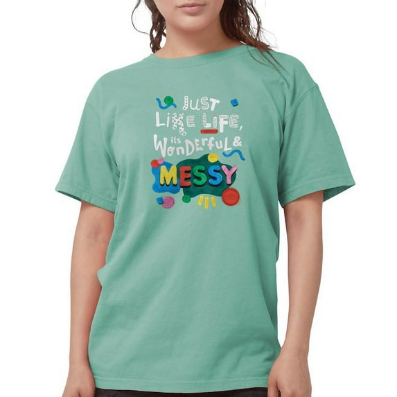 CafePress - Play Doh Wonderful And Messy T Shirt - Womens Comfort Colors® Shirt
