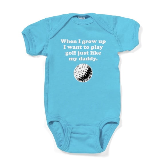 CafePress - Play Golf Like My Daddy - Cute Infant Bodysuit Baby Romper