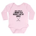 thumbnail image 1 of CafePress - Play Hockey Like My Uncle Body Suit - Long Sleeve Cotton Baby Bodysuit, 1 of 4