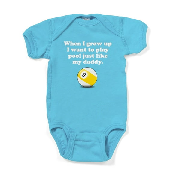 CafePress - Play Pool Like My Daddy - Cute Infant Bodysuit Baby Romper