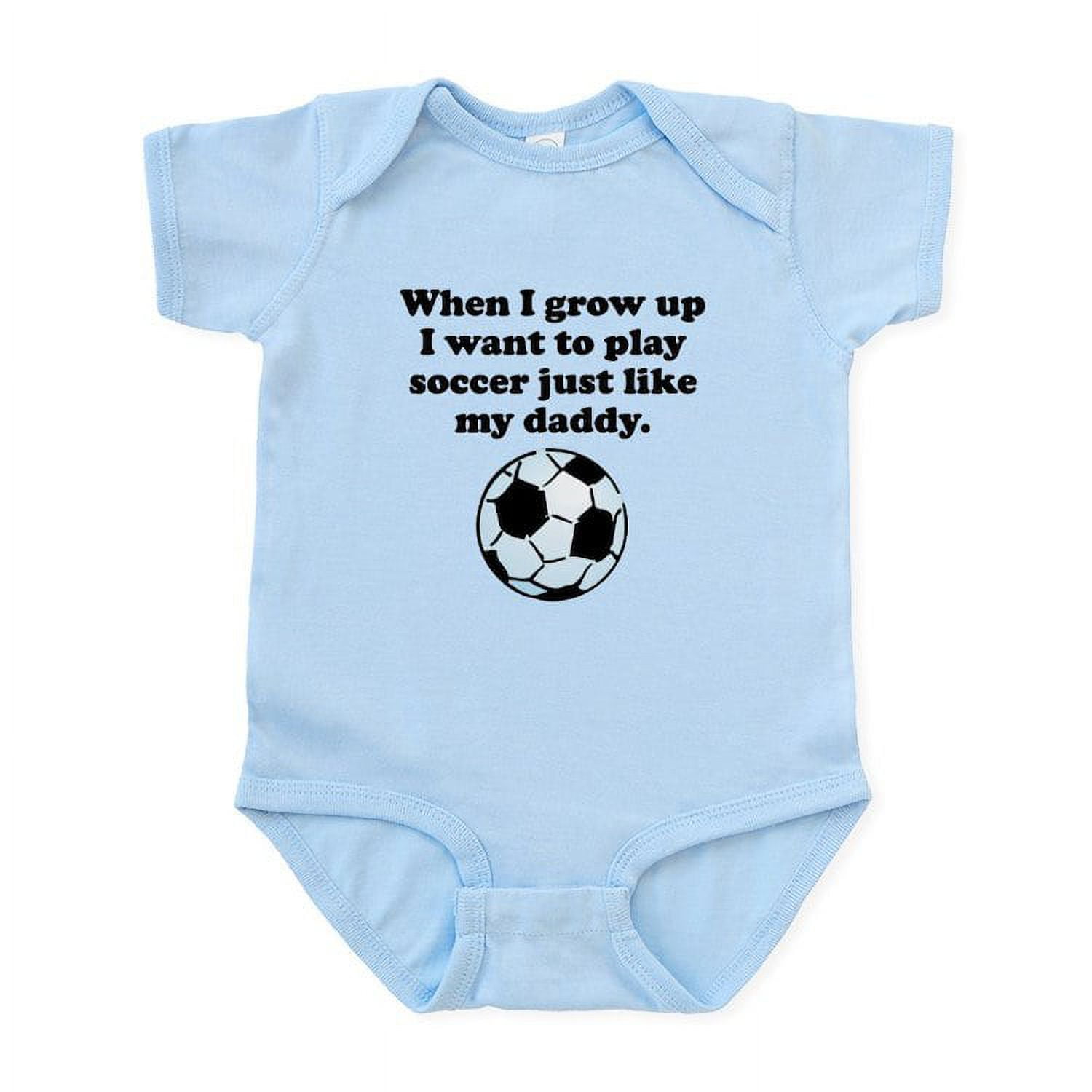 CafePress "Snowboard Like My Daddy" Baby Bodysuit - Cute Infant Romper, 100% Cotton, Short Sleeve