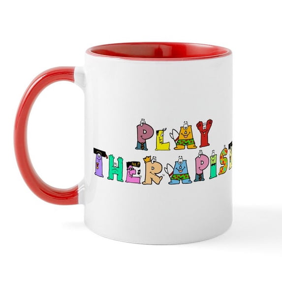CafePress - Play Therapist Mug - 11 oz Ceramic Mug - Novelty Coffee Tea Cup
