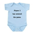thumbnail image 1 of CafePress - Player 3 Has Entered The Game Body Suit - Baby Light Bodysuit, Size Newborn - 24 Months, 1 of 4