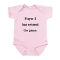 thumbnail image 1 of CafePress - Player 3 Has Entered The Game Body Suit - Baby Light Bodysuit, Size Newborn - 24 Months, 1 of 4