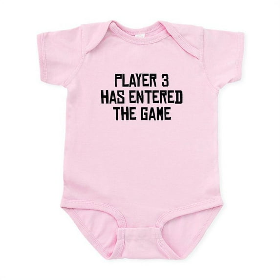 CafePress - Player 3 Has Entered The Game Body Suit - Baby Light Bodysuit, Size Newborn - 24 Months