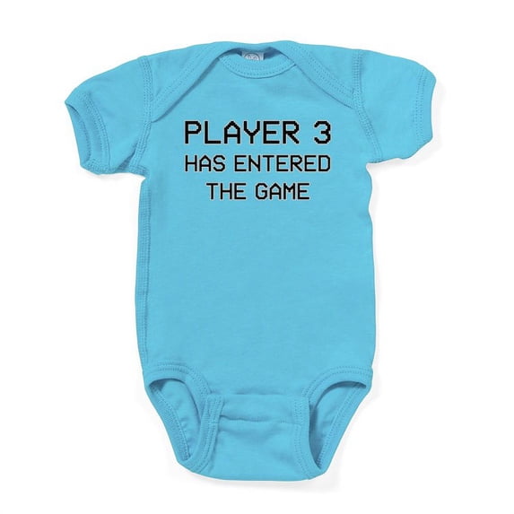 CafePress - Player 3 Has Entered The Game - Cute Infant Bodysuit Baby Romper - Size Newborn - 24 Months