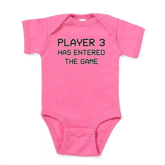 CafePress - Player 3 Has Entered The Game - Cute Infant Bodysuit Baby Romper - Size Newborn - 24 Months