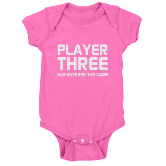 CafePress - Player Three Has Entered The Game - Cute Infant Bodysuit Baby Romper