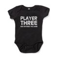 thumbnail image 1 of CafePress - Player Three Has Entered The Game - Cute Infant Bodysuit Baby Romper, 1 of 1