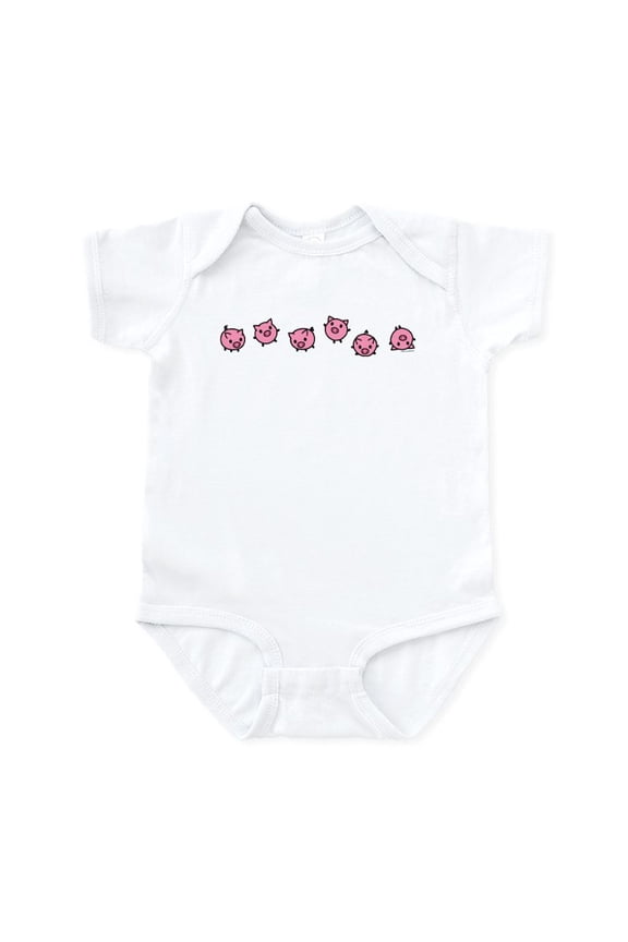 - Playful Pigs Infant Bodysuit - Baby Light Bodysuit, Size Newborn - 24 Months
