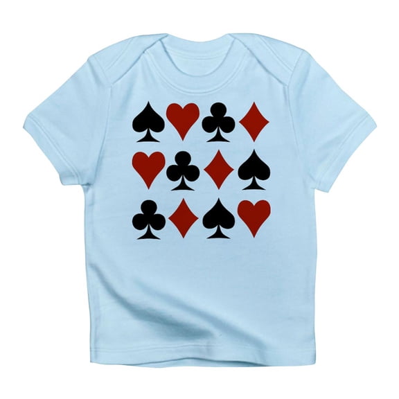 CafePress - Playing Card Symbols Infant T Shirt - Infant T-Shirt
