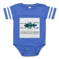 thumbnail image 1 of CafePress - Plays With Beetles 3 - Cute Infant Baby Football Bodysuit, 1 of 3