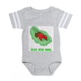 thumbnail image 1 of CafePress - Plays With Frogs.Ti... - Cute Infant Baby Football Bodysuit, 1 of 3