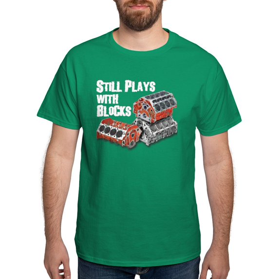 CafePress - Playsblocks Tee BLK T Shirt - Men's Classic Graphic Cotton T-Shirt