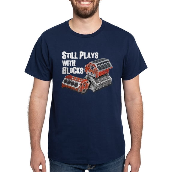 CafePress - Playsblocks Tee BLK T Shirt - Men's Classic Graphic Cotton T-Shirt