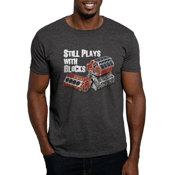CafePress - Playsblocks Tee BLK T Shirt - Men's Classic Graphic Cotton T-Shirt