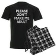 thumbnail image 1 of CafePress - Please Don't Make Me Adult Tod Men's Dark Pajamas - Men's Dark Loose Fit Cotton Pajama Set, 1 of 7